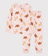 Children's Unisex Animal Fleece Pyjamas