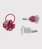 Set of slides and scrunchie variante 1