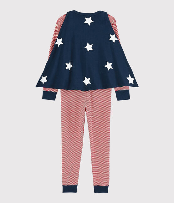 Boys' Superhero Fancy Dress Cotton Jumpsuit TERKUIT red/MARSHMALLOW white
