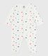Babies' footless printed cotton pyjama suit
