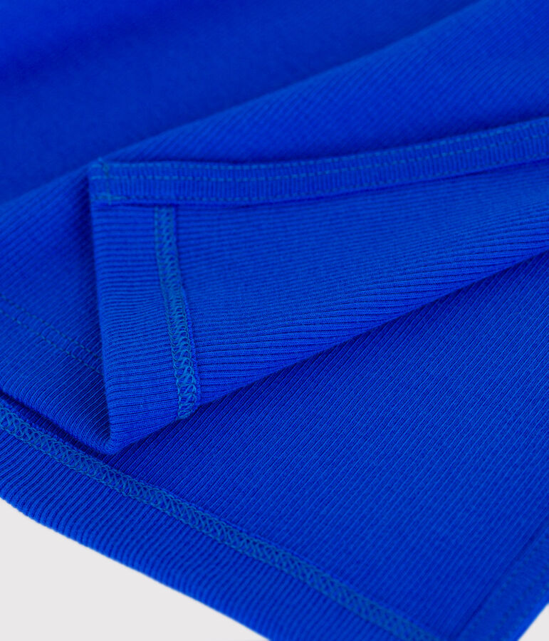 Women's long cotton vest dress PERSE blue