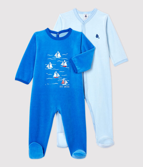 Babies' Velour Sleepsuit - 2-Pack variante 1