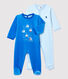Babies' Velour Sleepsuit - 2-Pack