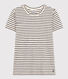 Women's Straight Round-Neck Cotton T-Shirt