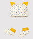 Baby Boys' Wool and Organic Cotton Bonnet and Bootees Set