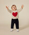 Babies' knitted jumper containing wool. AVALANCHE /CORRIDA