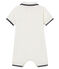 Baby boys' polo shirt Shortie MARSHMALLOW white