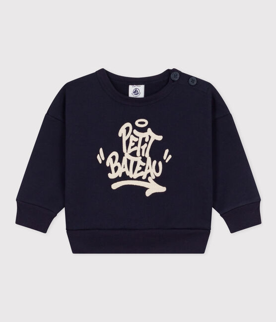 Babies' Fleece Sweatshirt SMOKING blue