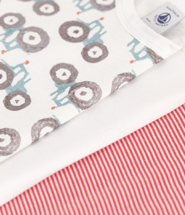 Boys' Tractor Short-Sleeved Cotton T-shirts - 3-Pack multicolor