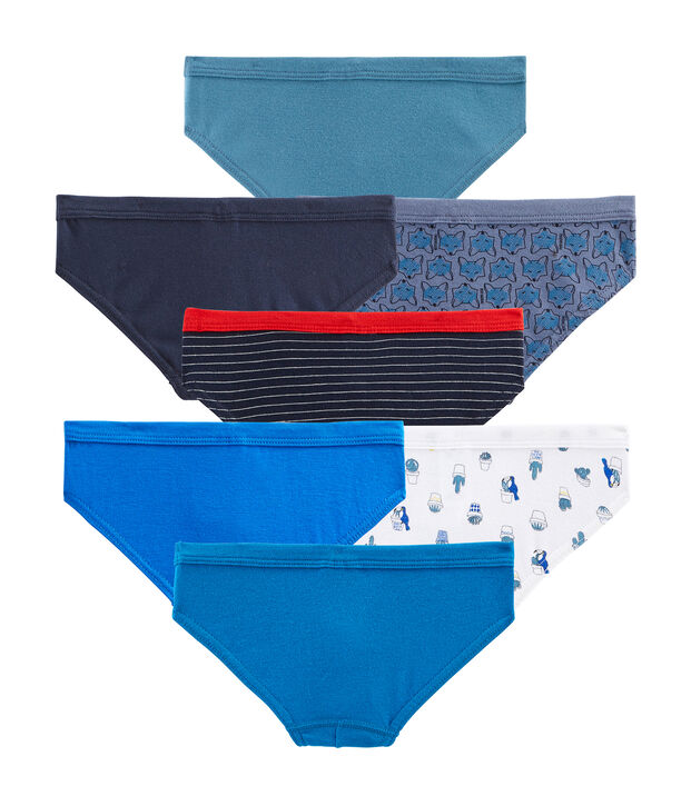 Surprise pack of 7 pairs of pants for boys multicolor