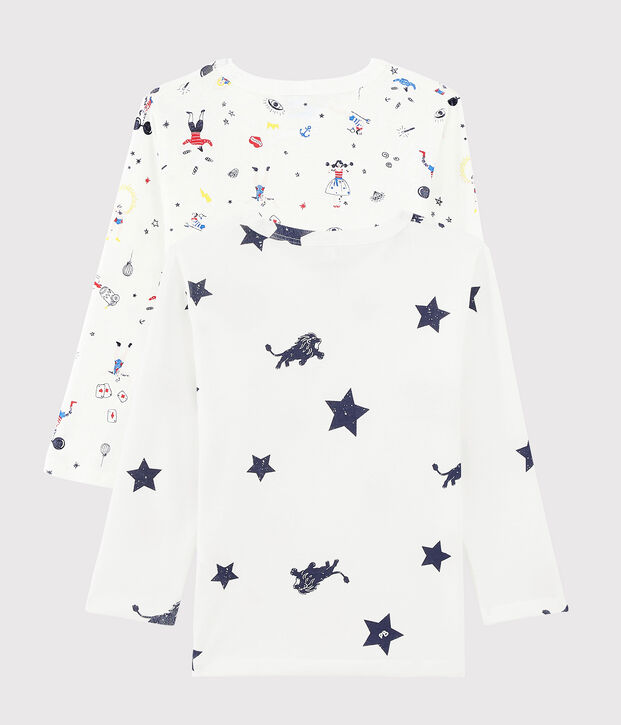 Boys' Festive Print Long-Sleeved T-Shirt - 2-Piece Set multicolor