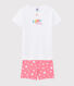 Girls' "Bonheur" Cotton Short Pyjamas