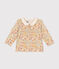 Babies' cotton blouse with a collar AVALANCHE white/MULTICO