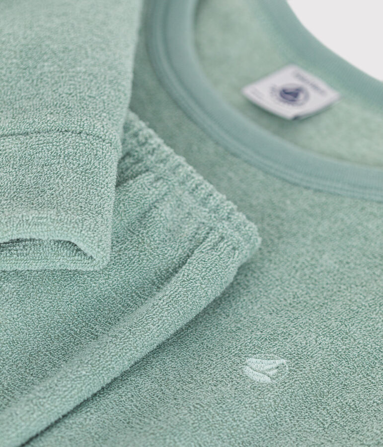 Children's plain pyjamas in brushed terry towelling PAUL green