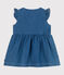 Babies' sleeveless lightweight denim dress DENIM CLAIR blue