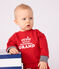 Babies' patterned cotton sweatshirt POMPEI red