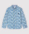 Boys' Poplin Shirt MARSHMALLOW white/MULTICO white