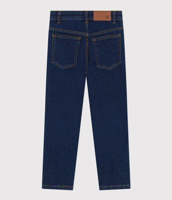 Boys' straight fit denim trousers DENIM BRUT blue