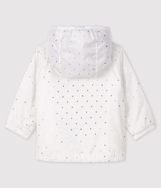 Unisex baby's blouse with print MARSHMALLOW white/ARGENT grey