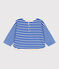 Babies' long sleeved stripy cotton T-shirt PERSE /AVALANCHE