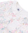 Girls' Tube Knit Pyjamas MARSHMALLOW white/MULTICO white