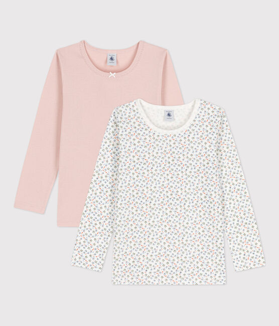 Girls' Long-Sleeved Cotton T-Shirt - 2-Pack variante 1