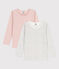 Girls' Long-Sleeved Cotton T-Shirt - 2-Pack variante 1