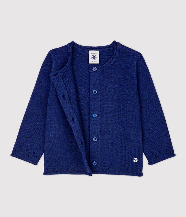 Babies' Knitted Cardigan blue