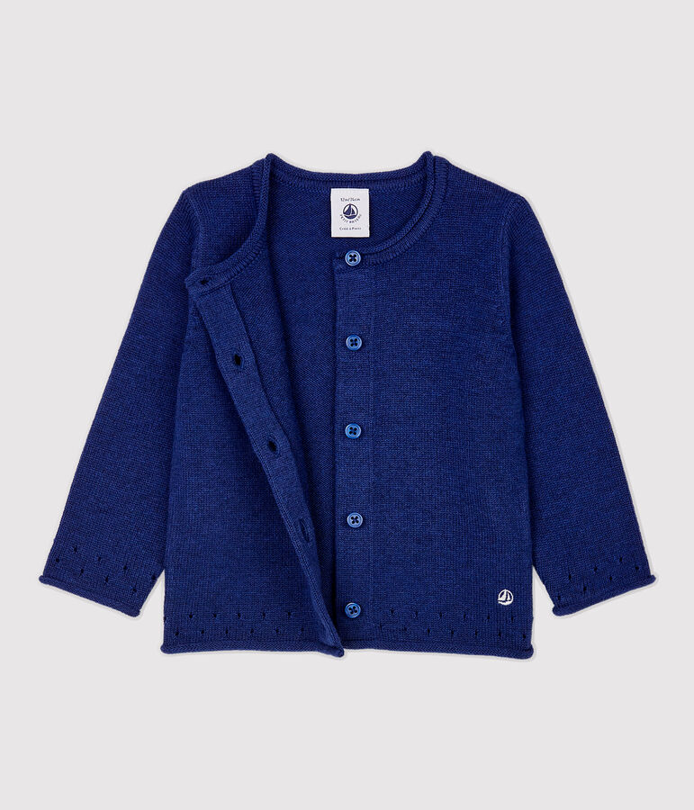 Babies' Knitted Cardigan blue