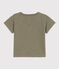 Babies' Short-Sleeved Slub Jersey T-Shirt MARECAGE green