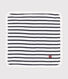 Stripy cotton and terry baby wipes