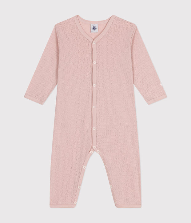 Babies' Footless Cotton Pyjamas pink