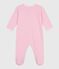 Babies' plain cotton pyjamas MARQUISE pink