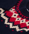 Boys' Wool/Cotton Patterned Knit Pullover SMOKING blue/MULTICO white