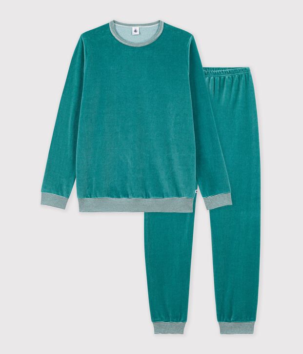 Children's plain velour pyjamas NEW OLIVIER