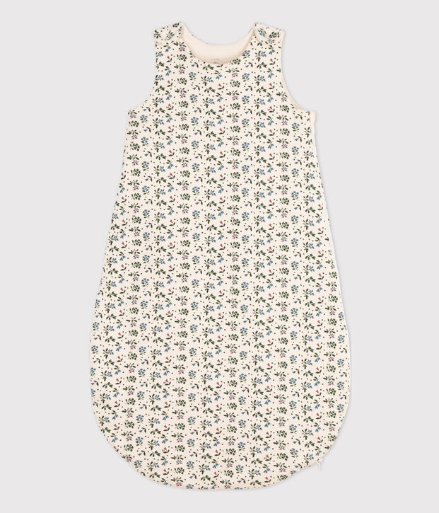 BABIES' FLORAL COTTON TOG 3-RATED SLEEPING BAG Ecru/multicolor