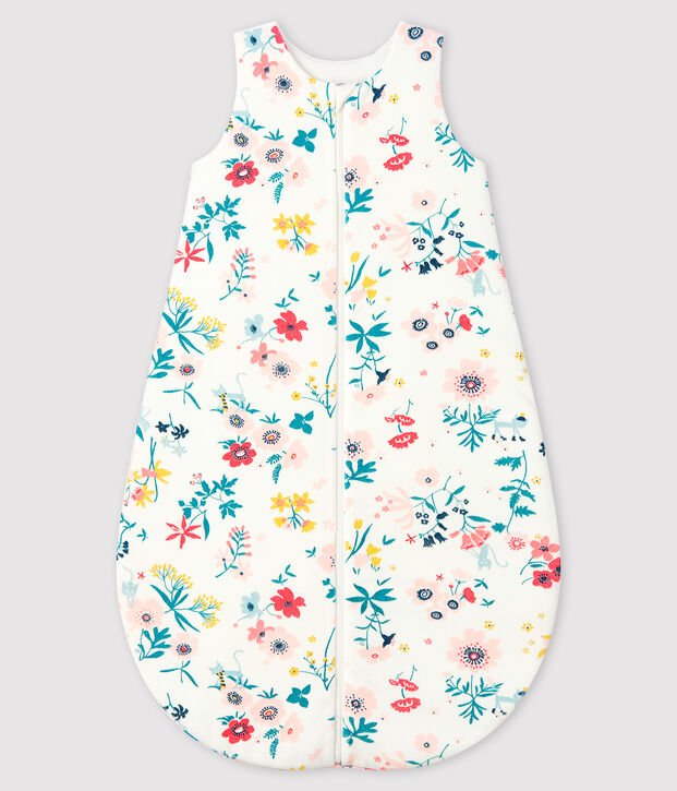 Baby Girls' Velour Sleeping Bag white/multicolor