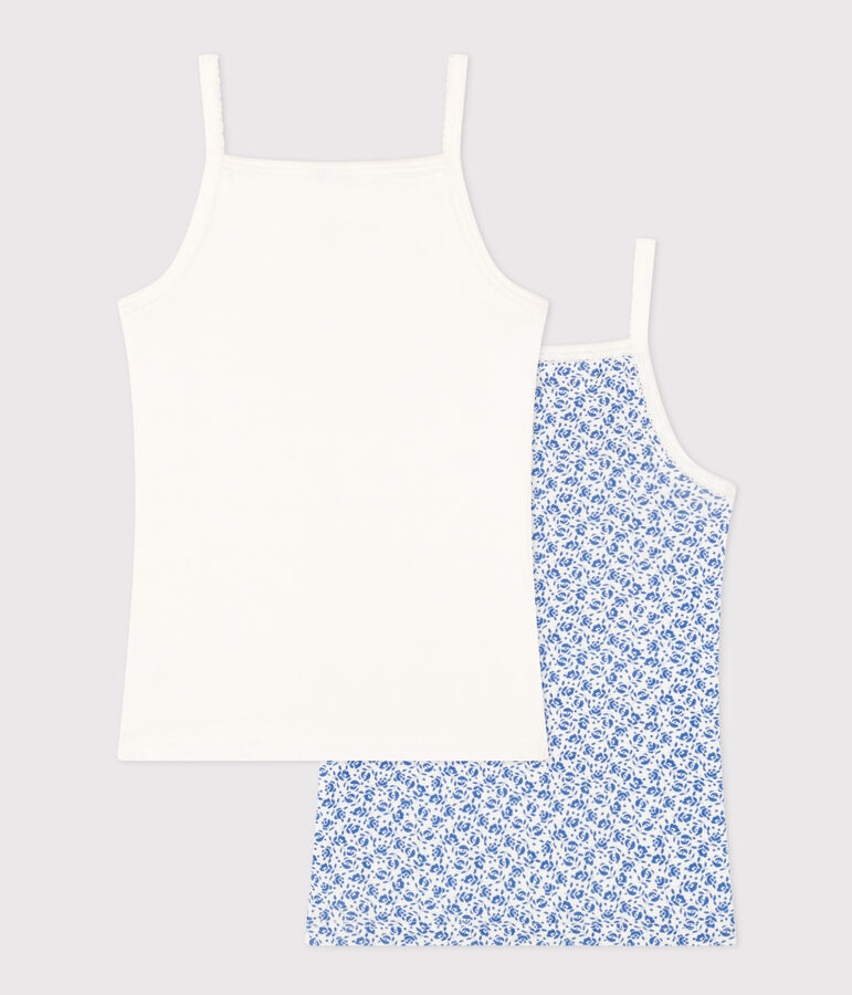 Children's Floral Cotton Vests - 2-Pack variante 1