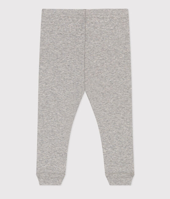Babies' Cotton Leggings CHATON CHINE grey