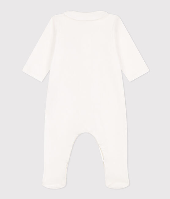 Small Heart Patterned Cotton Pyjamas MARSHMALLOW white