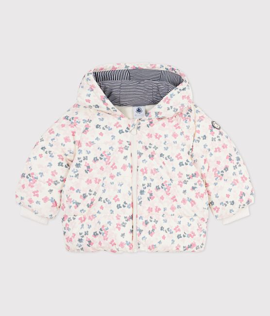 Babies' printed puffer jacket MILK /MULTICO