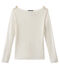 Women's linen tee LAIT white