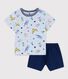 Boys' Yoga Animal Pattern Short Cotton Pyjamas