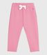 Babies' plain cotton trousers