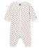 Baby Girls' Tube Knit Sleepsuit MARSHMALLOW white/TERKUIT red