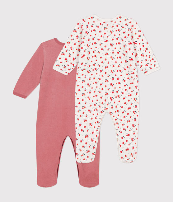 Babies' velour pyjamas - 2-pack variante 1