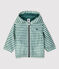 Babies' Recycled Polyester Windbreaker BRUT green/AVALANCHE white