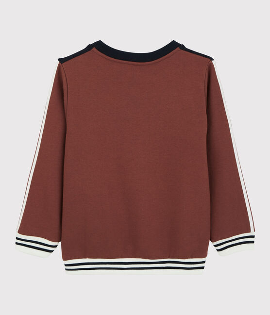 Boys' Fleece Sweatshirt MADRAS orange