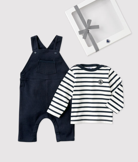 Baby's Gift Set with Dungarees and a Breton Top variante 1