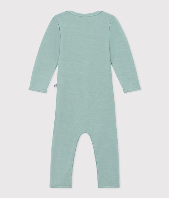 Babies' Long Cotton/Wool Bodysuit PAUL green